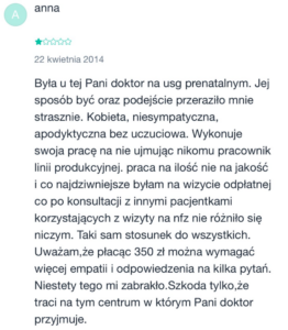 opinie znany lekarz